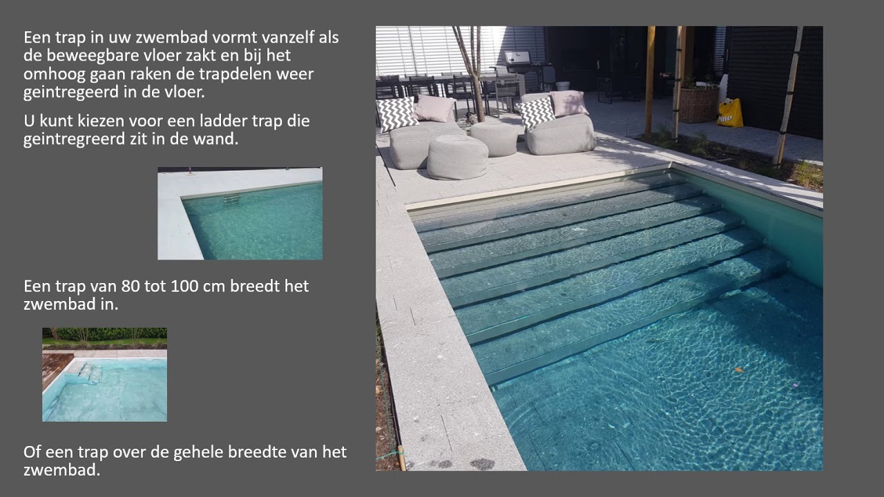 Steenkracht bv zwembad met beweegbare vloer