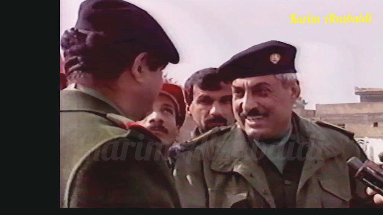 فلم حصري لزيارة الرئيس السابق صدام حسين الى محطة كهرباء الدورة اثناء عملية الاعمار بعد حرب الخليج