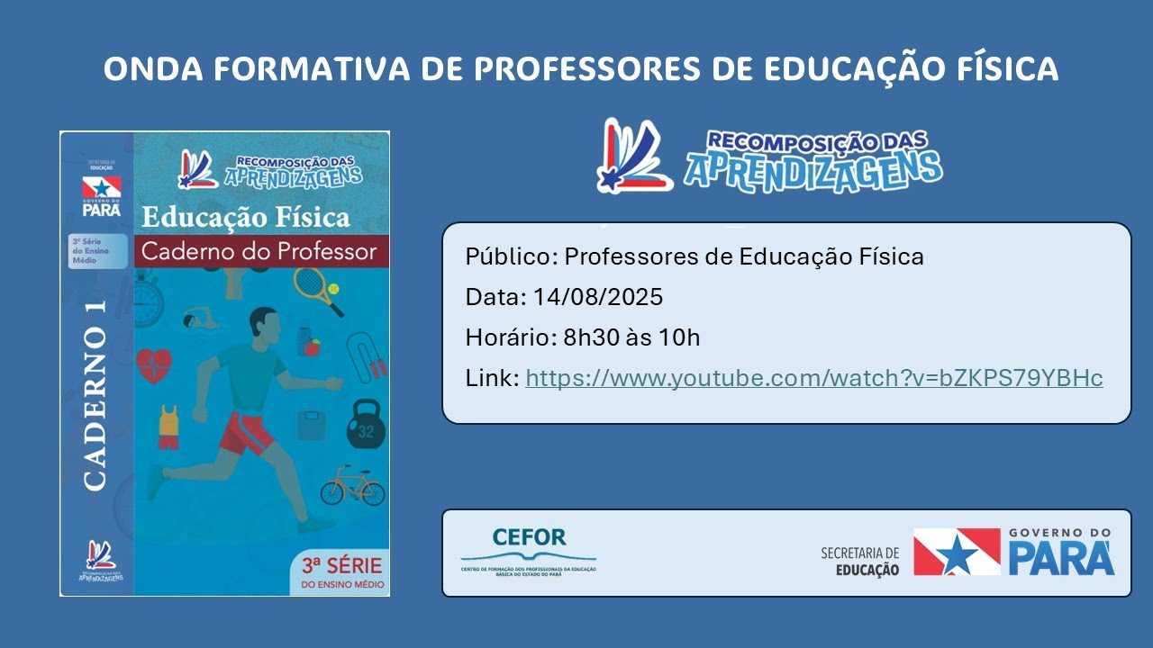 ONDA FORMATIVA DE PROFESSORES DE EDUCAÇÃO FÍSICA