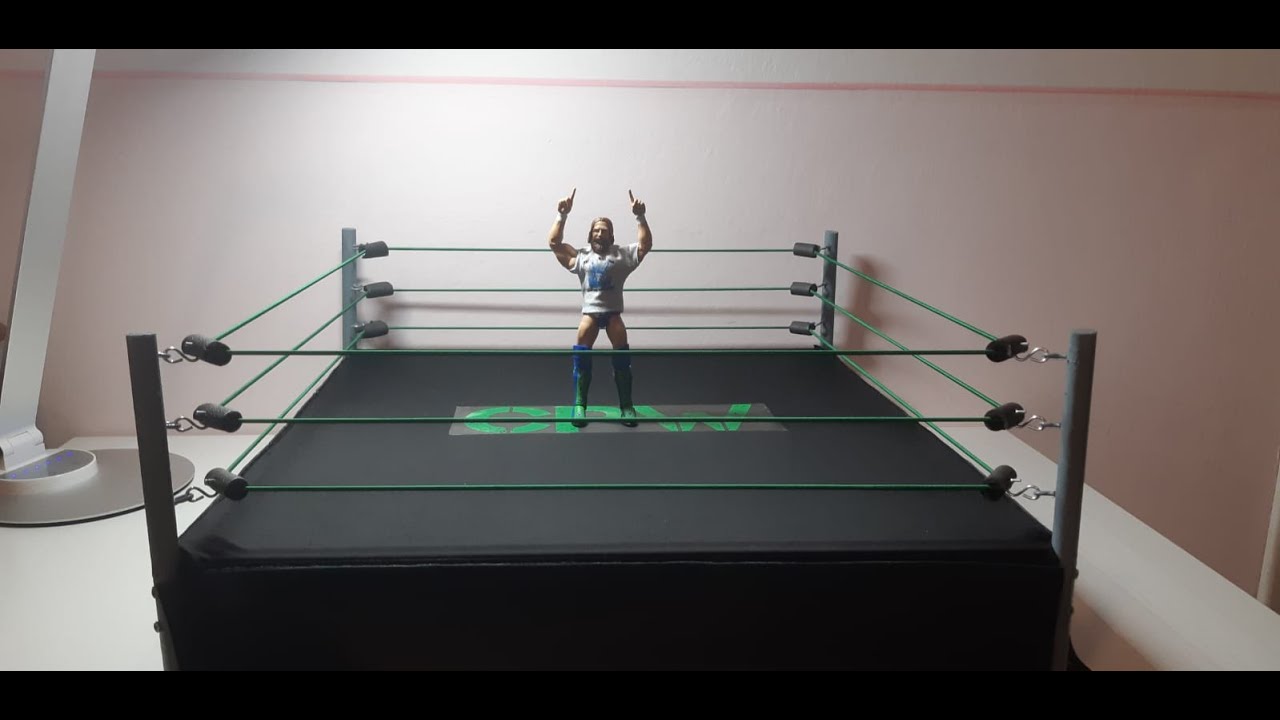 How to make a custom WWE figure ring(TUTORIAL)