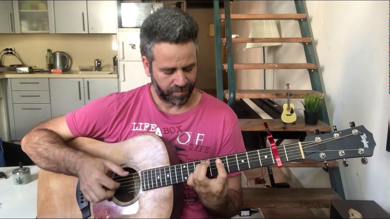 Shape Of My Heart (Sting)- Acoustic Cover By Yoni (+Tutorial & Tabs)