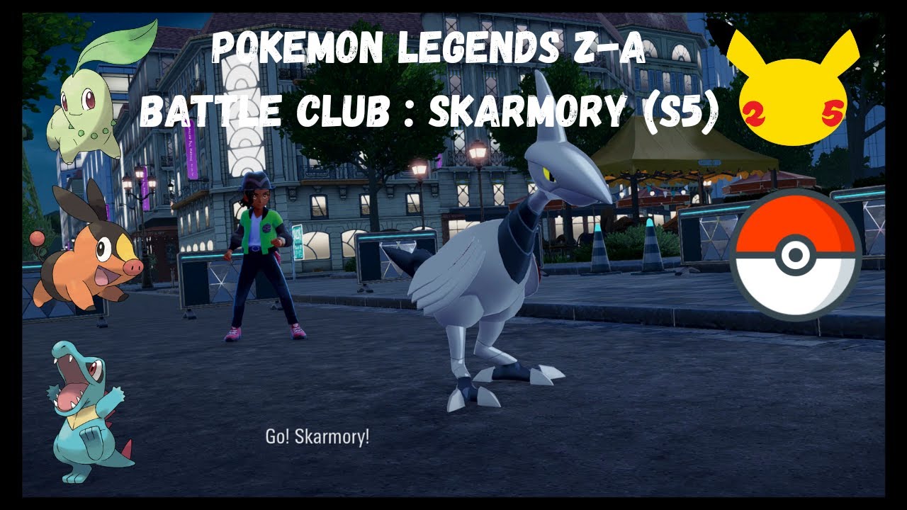 Pokémon Legends Z-A Battle Club Ranked Online Battles Season 5 Skarmory