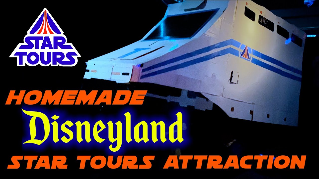 Homemade Disneyland Star Tours Attraction (Full Ride Experience)