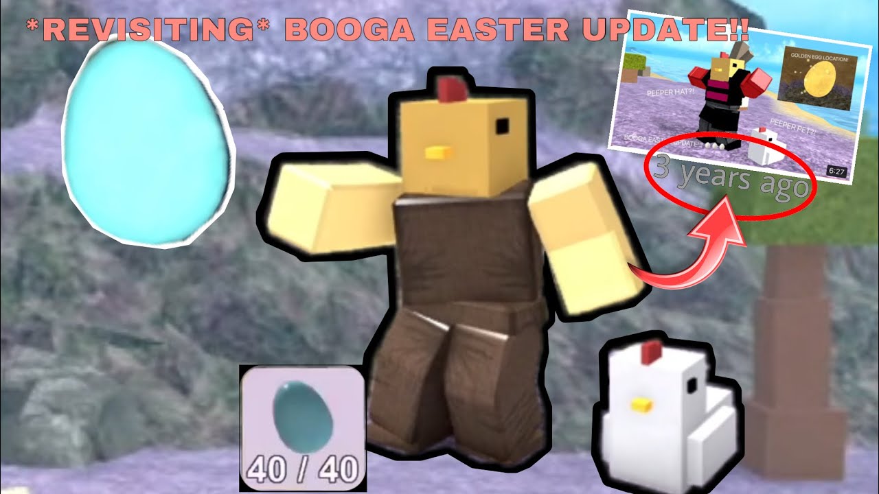 RETURNING To Booga Booga 2019…*EASTER UPDATE!* (EGG HUNT, PEEPER HAT & PEEPER PET!)