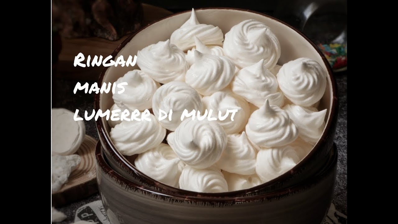 MERINGUE cookies / kue busa