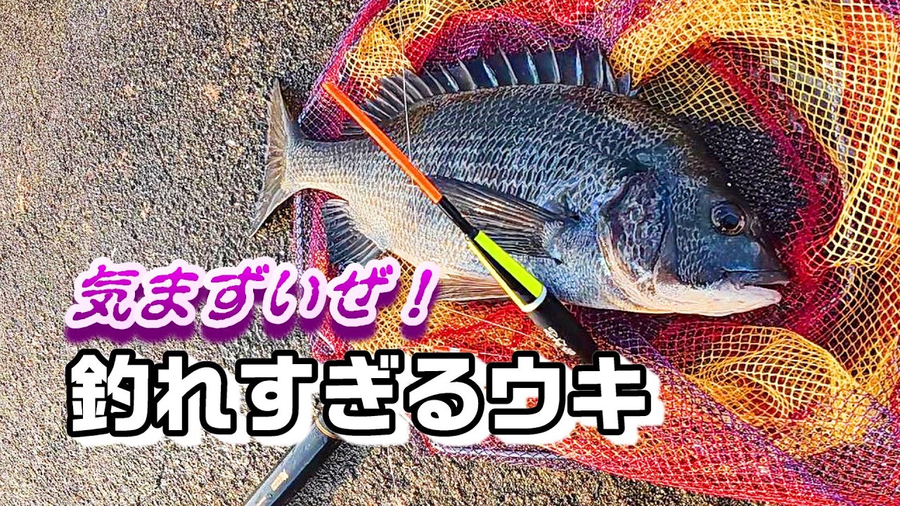 フカセ釣り90分で5枚！連発ウキ「鬼馬棒」