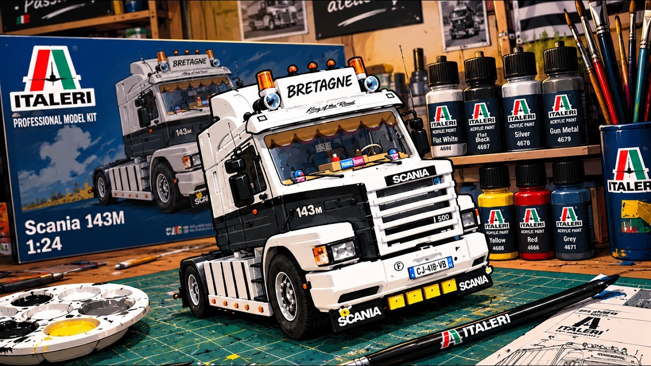 Italeri 1/24 Scania T143M