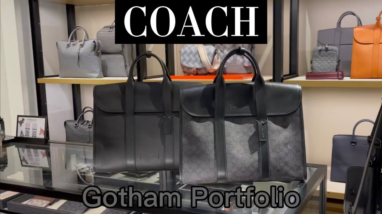 Coachbag Gotham Portfolio 男士 休閑商務公文包