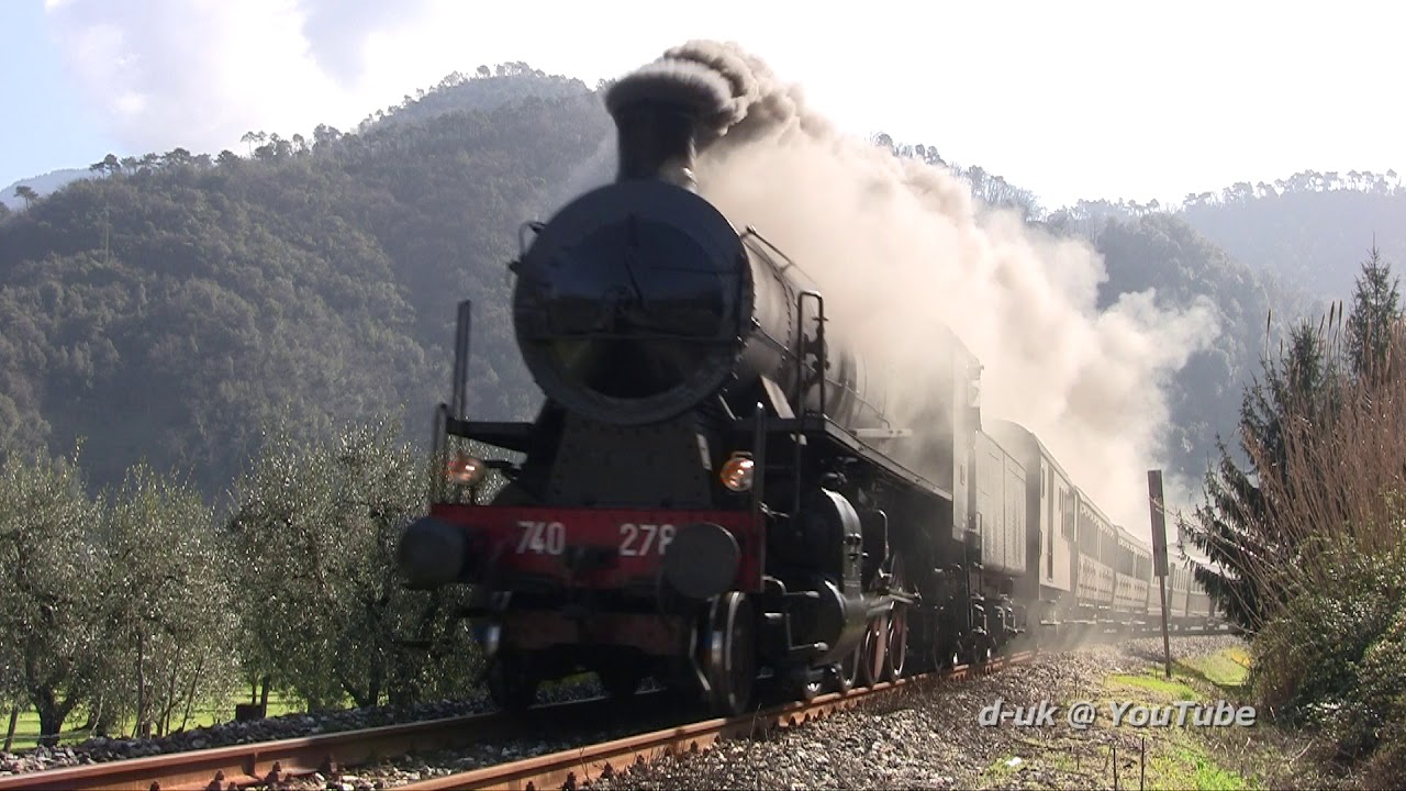 Steam Train @ Ponte a Moriano - Lucca-Aulla Railway - il CacciaVapore Teaser 6
