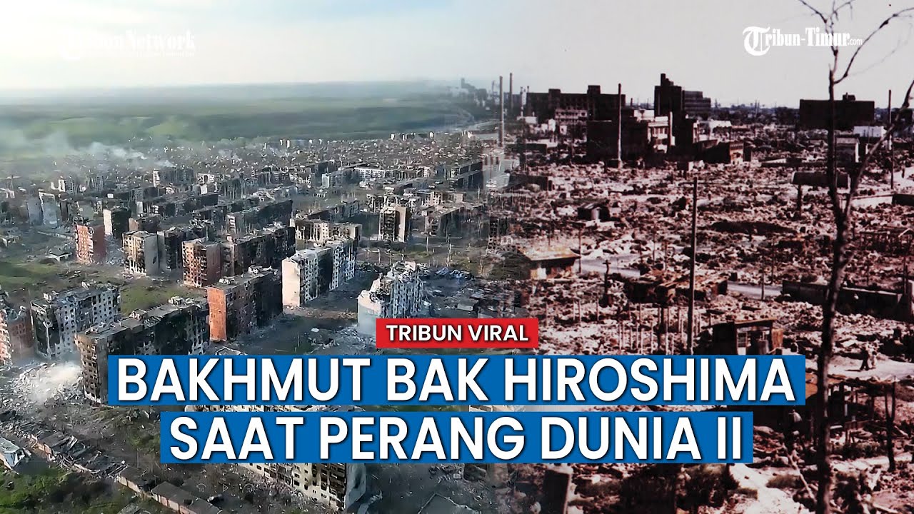 Volodymyr Zelensky Gambarkan Kondisi Bakhmut Bak Hiroshima Saat Perang Dunia II