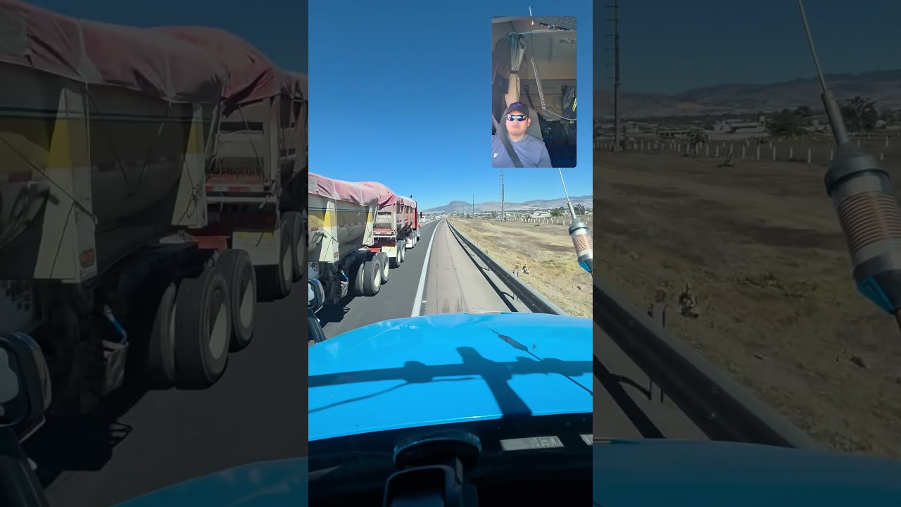 Trailero rebasa en contra flujo invade carril y pone en peligro a todos