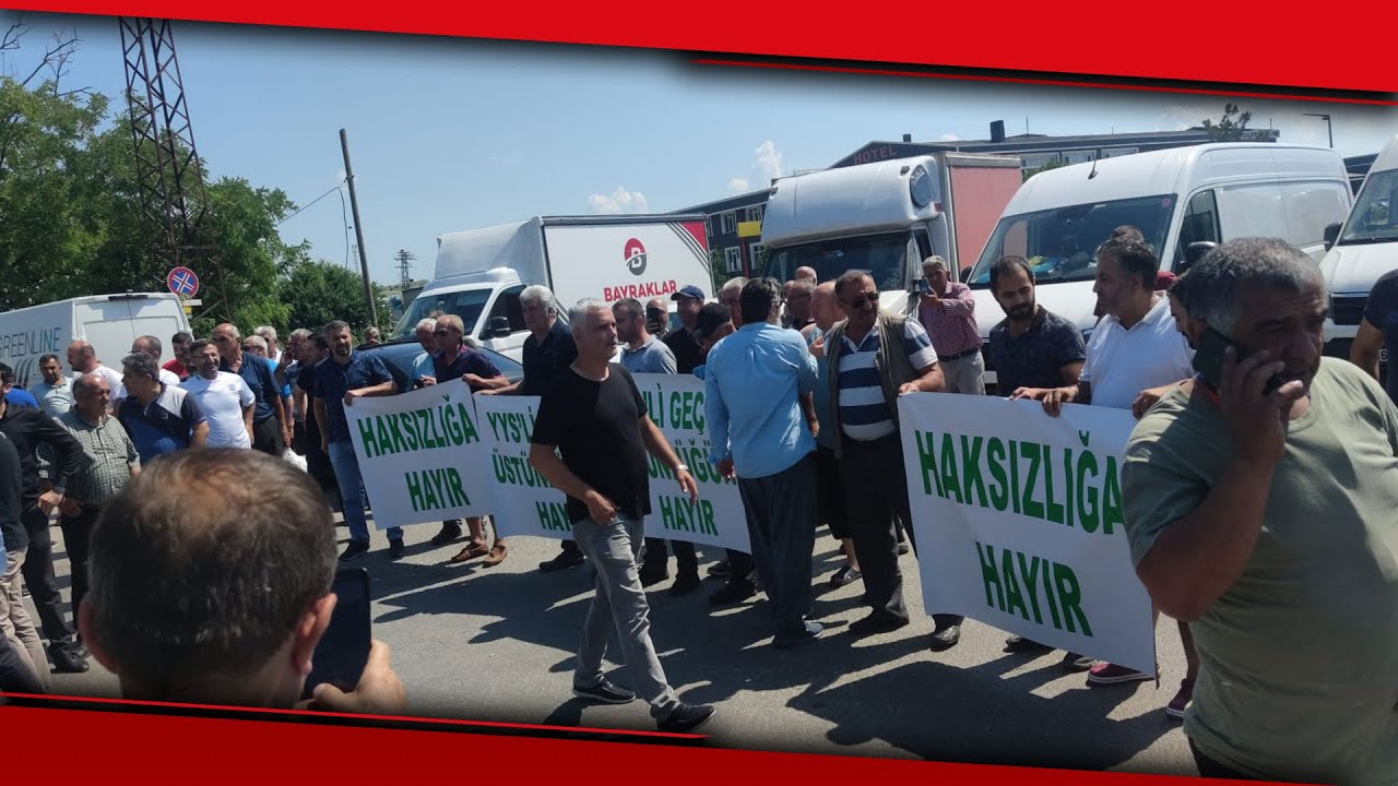Kapıkule’de Tır Şoförlerinden Eylem