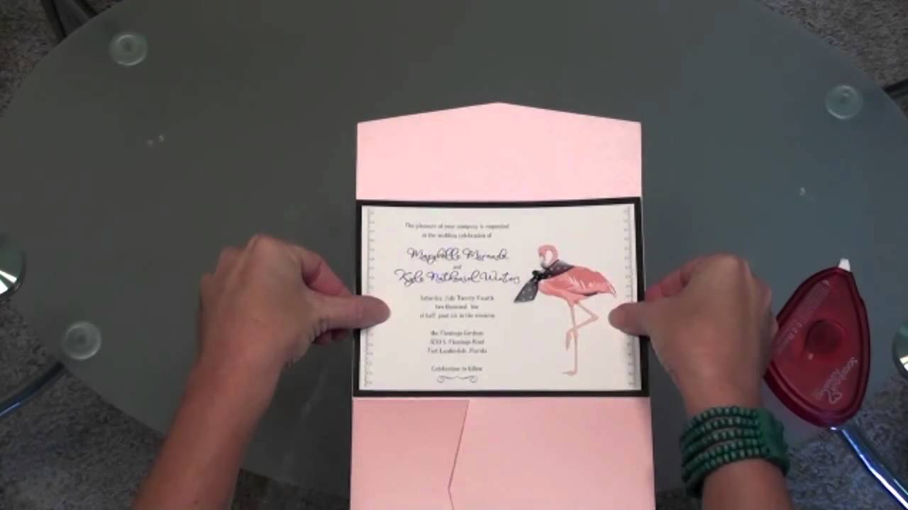 Pocket Folder Wedding Invitations
