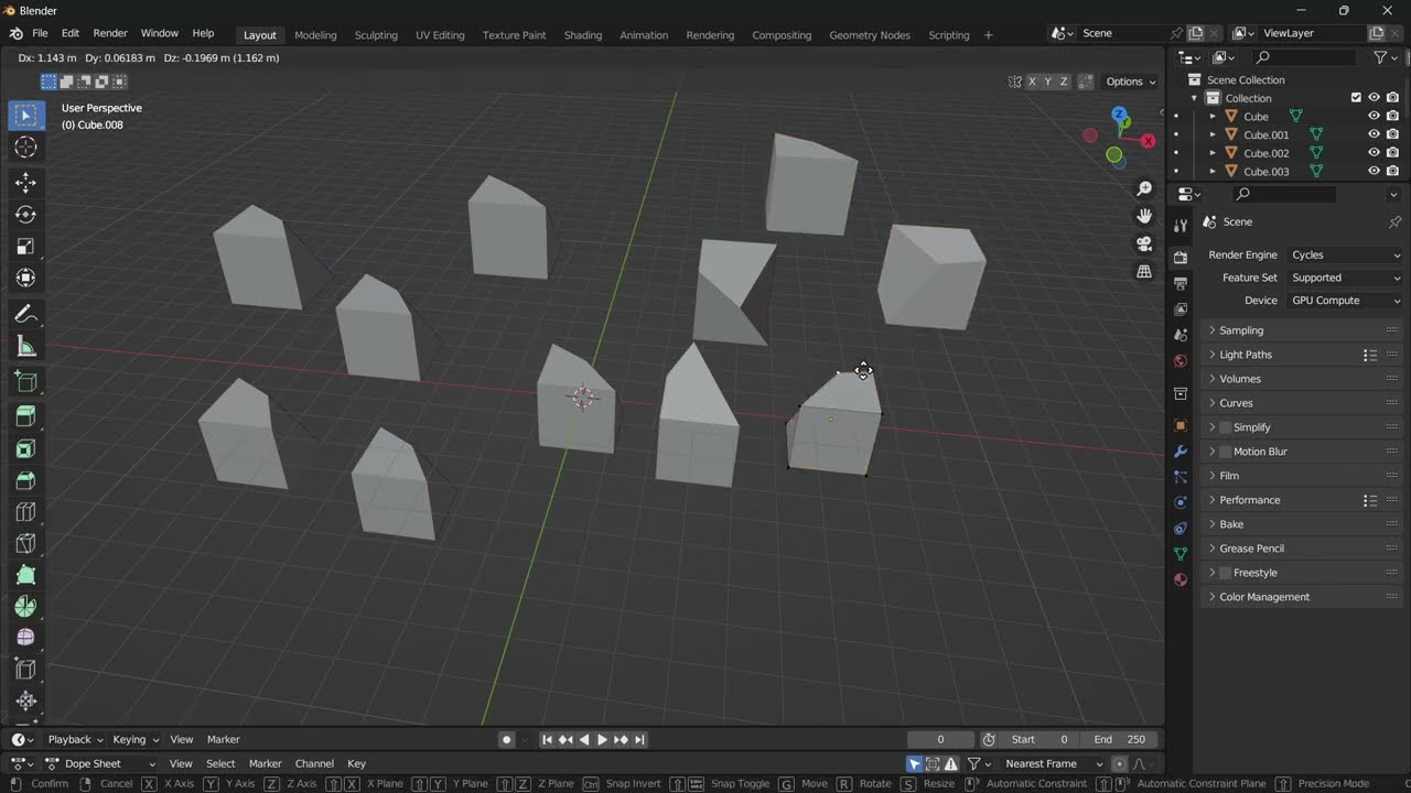 Instancias y Duplicados En Blender