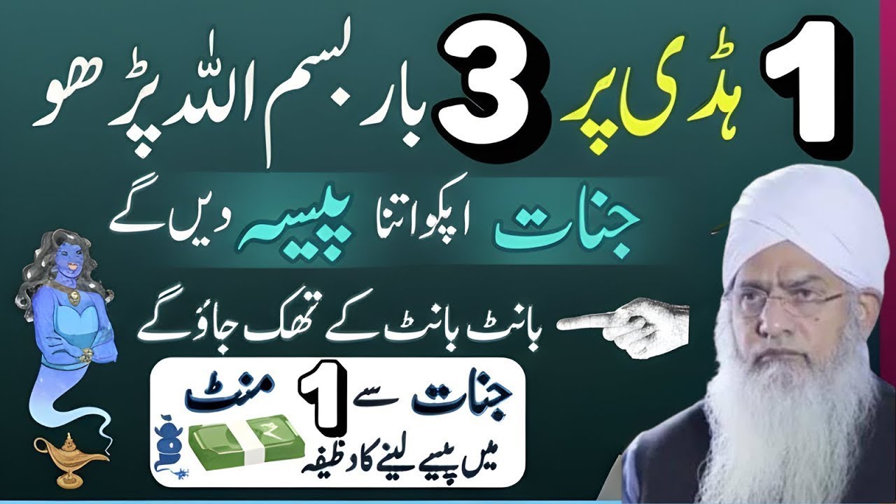 Bismillah Ki Fazilat | 1 Hadi Par 3 Baar Bismillah Parho | Jinnat Paisa Day Ga | Peer Zulfiqar Ahmed