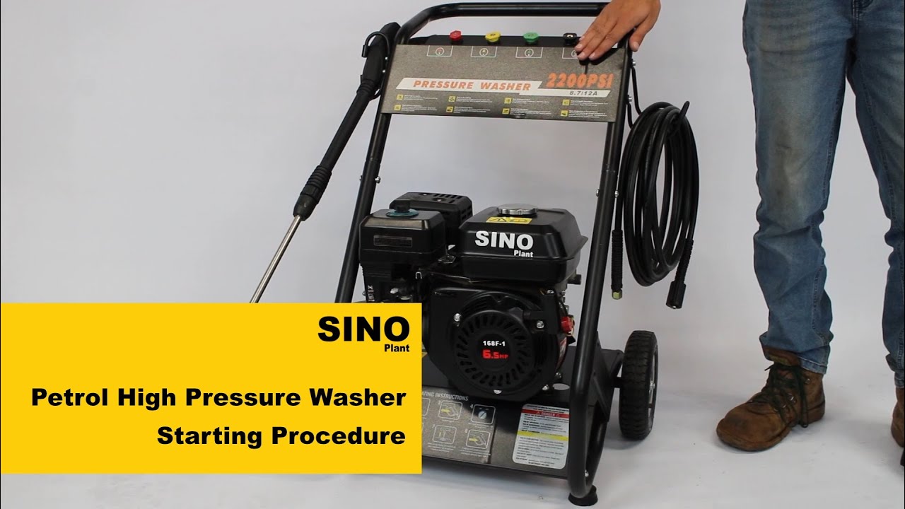 How to Start and Use Your Petrol Pressure Washer | Step-By-Step