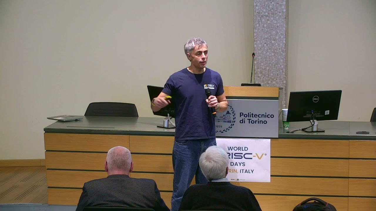 World RISC-V Days Turin 2026: Stefano Di Carlo - Opening Talks