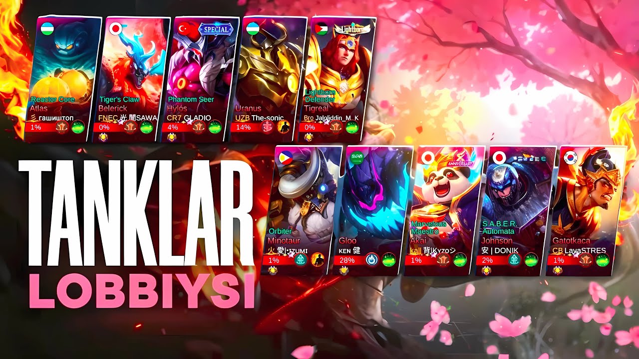 Tanks Vs Tanks Lobbymzni uje 3-qismi😂😂 funny | Mobile Legends Uzbekistan
