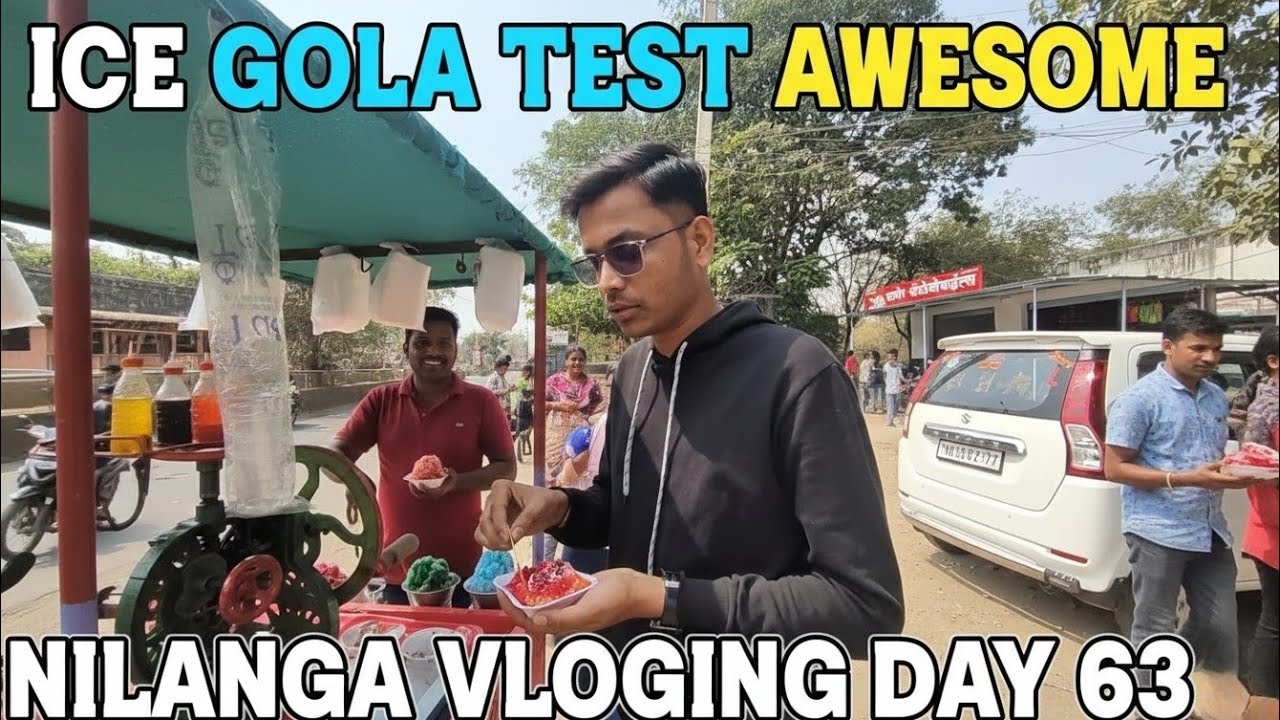 Best Ice Gola in Nilanga? चलिए टेस्ट करते हैं! 😋 Vloging Day 63