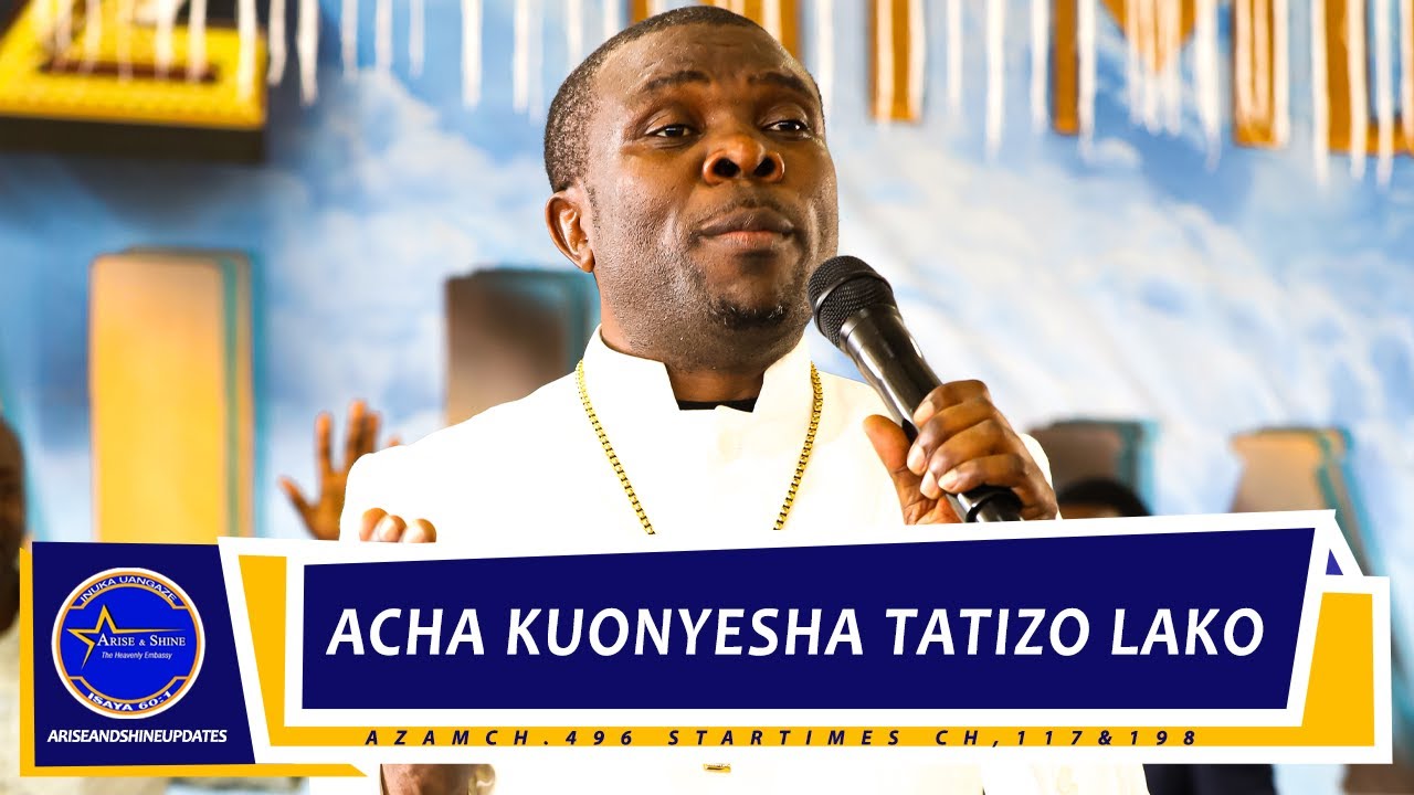 ACHA KUONYESHA TATIZO LAKO .