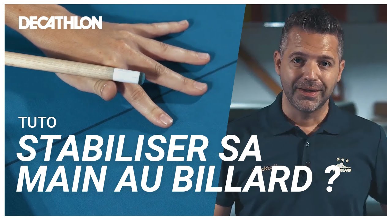TUTO - Quelle position pour votre main au billard ? Le chevalet 🎱 I Decathlon