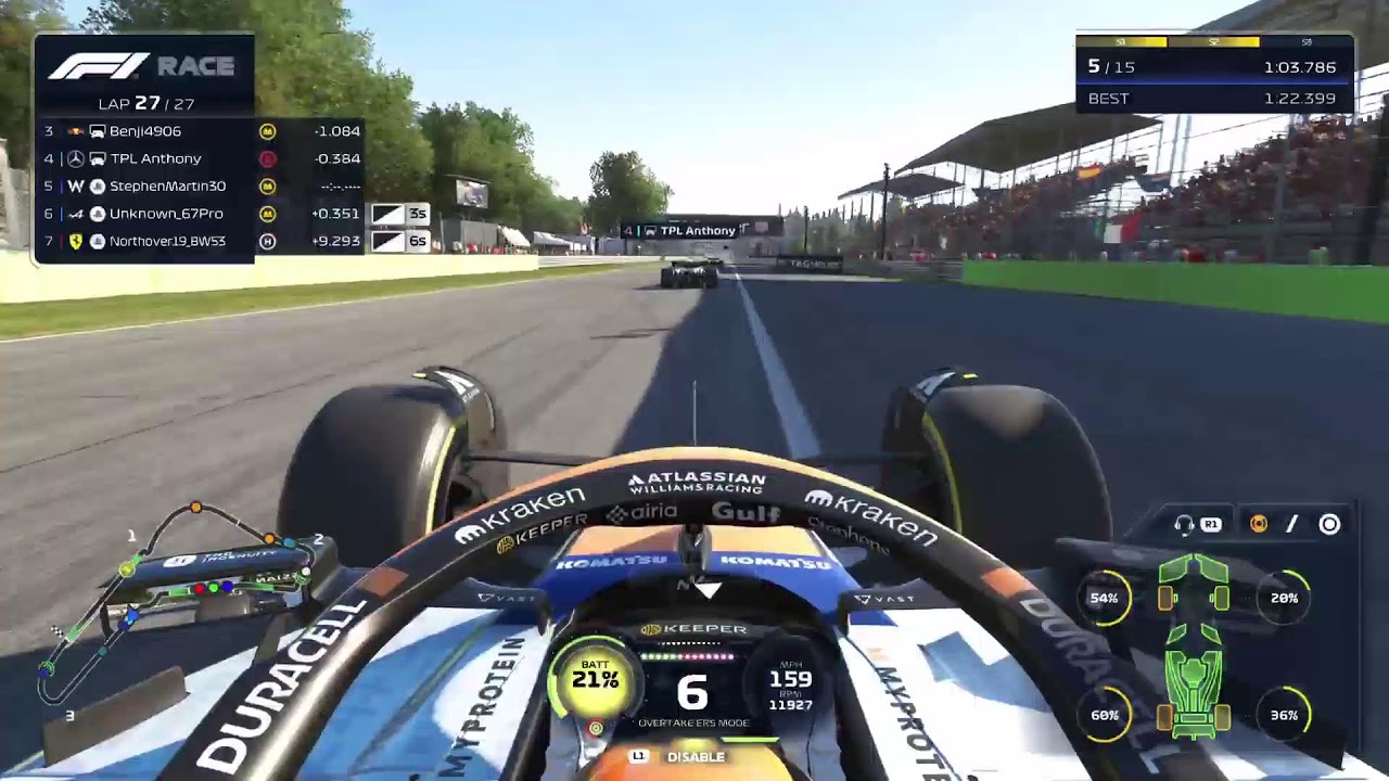 SRS Tier 2 Season 5 Round 5 - Monza