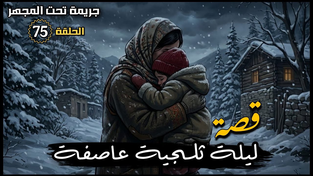 75 _ قصة ليلة ثلجية عاصفة! 