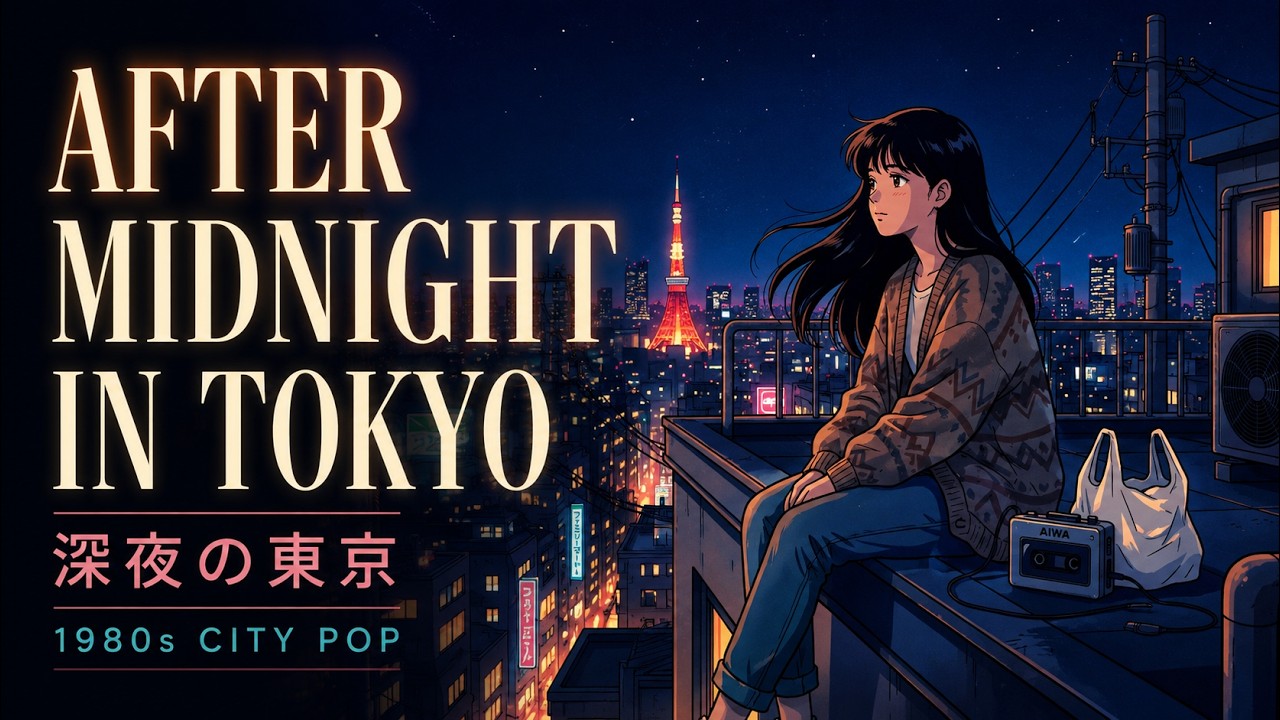 After Midnight in Tokyo 🌃 深夜の東京 | Japanese City Pop & Retro J-Pop
