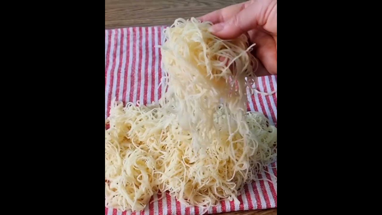ازاى تعملى عجينة الكنافة فى البيت