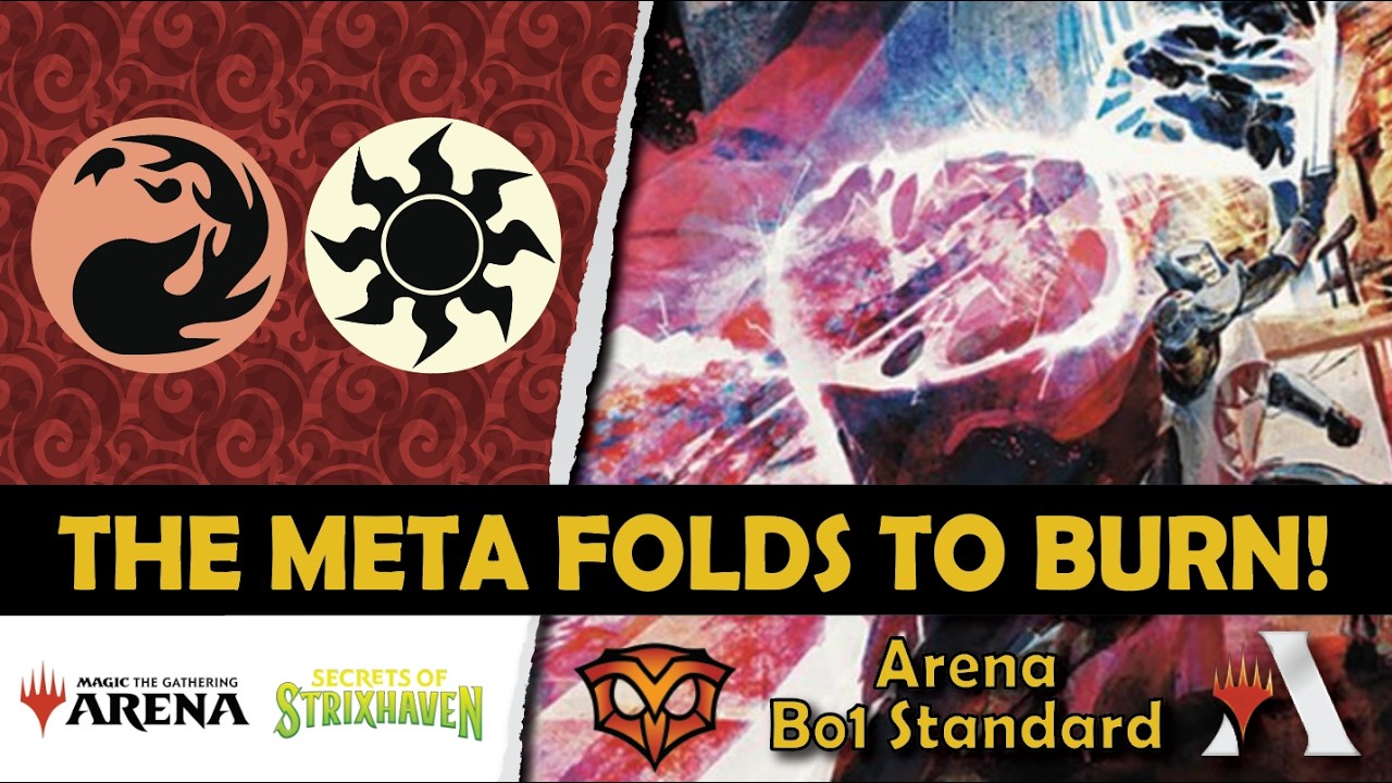 The META is Too Slow for This 🔥 Boros Burn #mtg #mtgarena #bo1 #standard