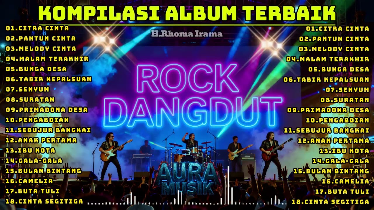 KOMPILASI ALBUM TERBAIK ROCK DANGDUT H RHOMA IRAMA || COVER ROCK VERSION