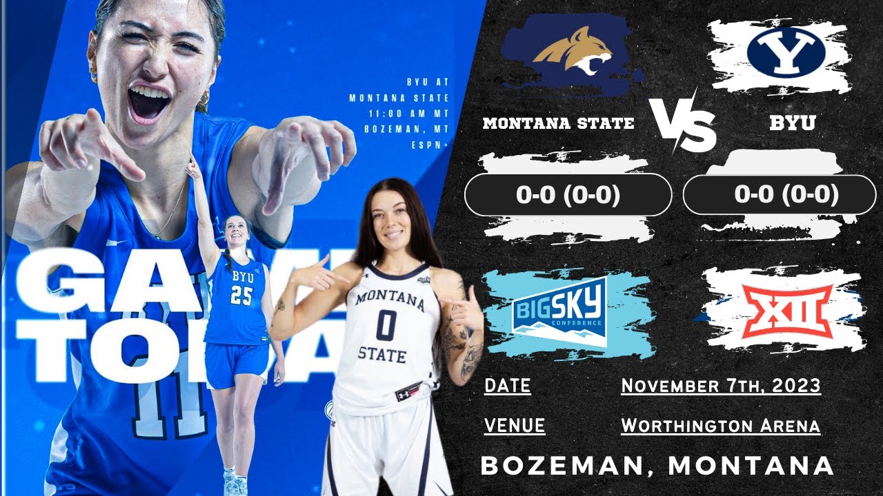 Montana State vs BYU | NCAA Women's Basketball | 11.7.23