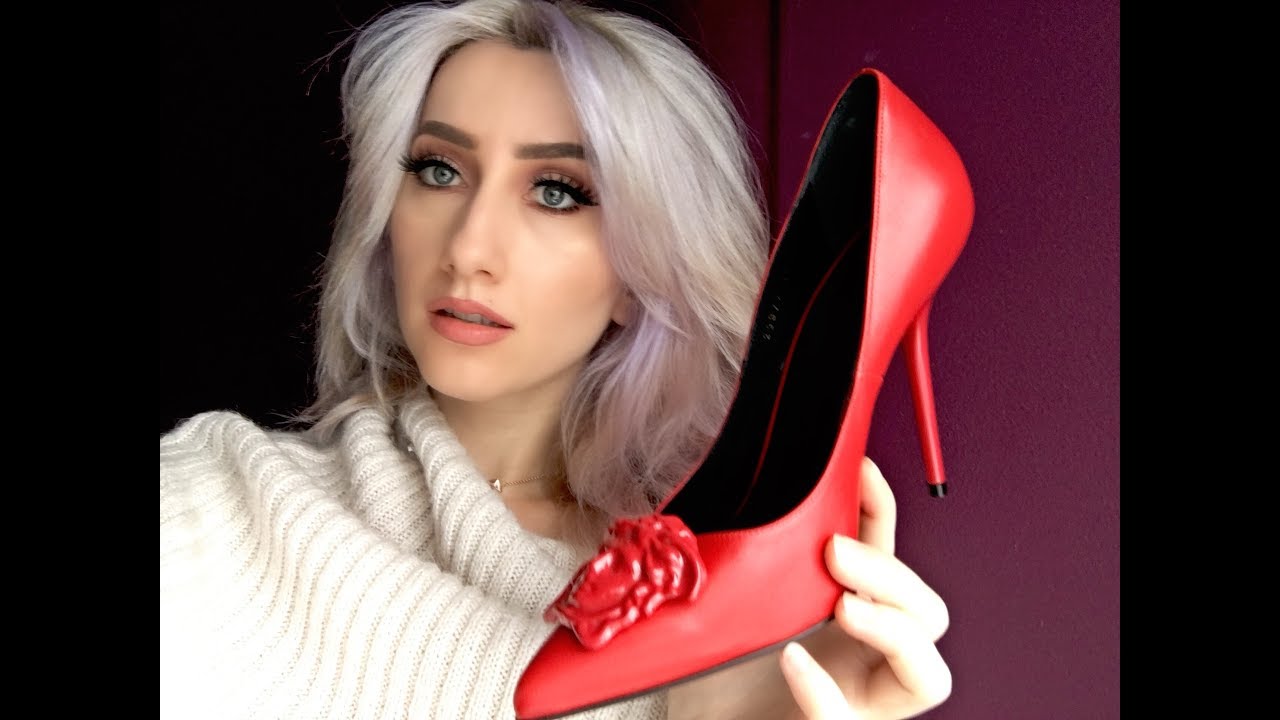 VERSACE HEELS UNBOXING + REVIEW