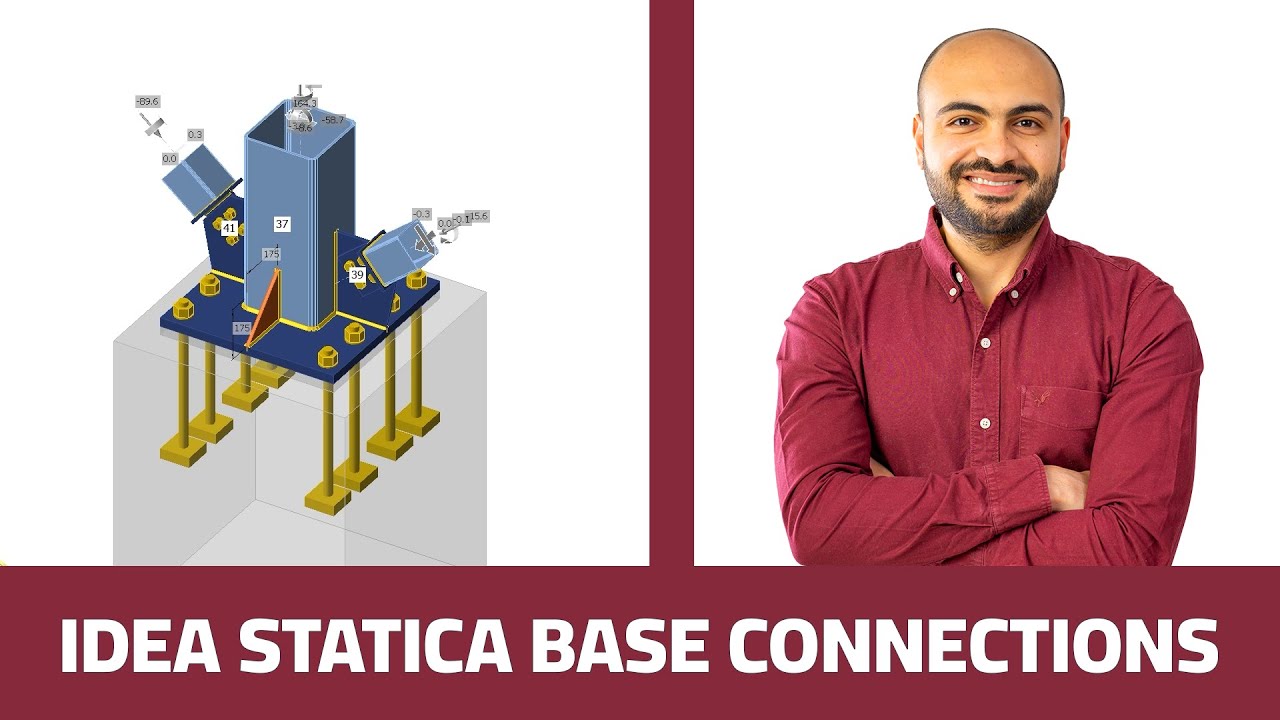 PREMIUM COURSES | تصميم المنشآت المعدنية بالكود الأمريكي | IDEA STATICA BASE CONNECTIONS
