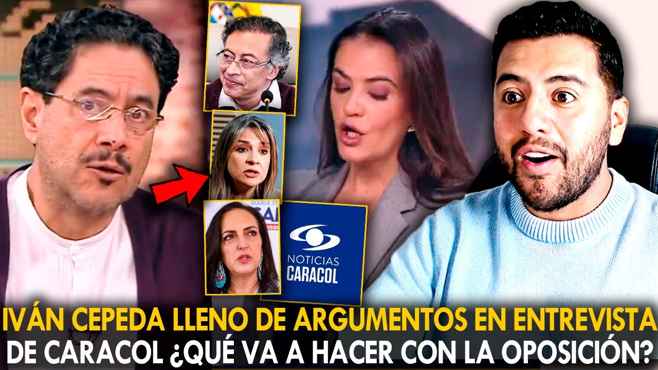 🔥IVÁN CEPEDA EN TERRITORIO HOSTIL DURANTE ENTREVISTA DE CARACOL ¿QUÉ VA A HACER CON LA OPOSICIÓN?