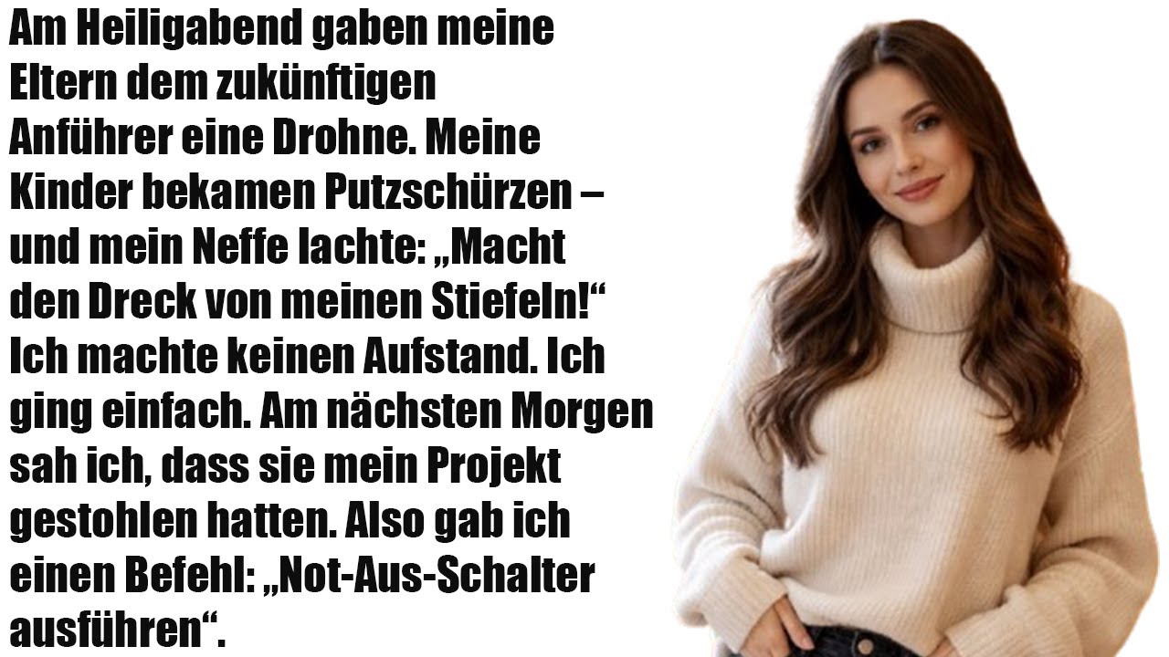 „Weihnachtsdrama: Meine Eltern gaben meinem Kind eine Drohne – meine Kinder nur Schürzen“