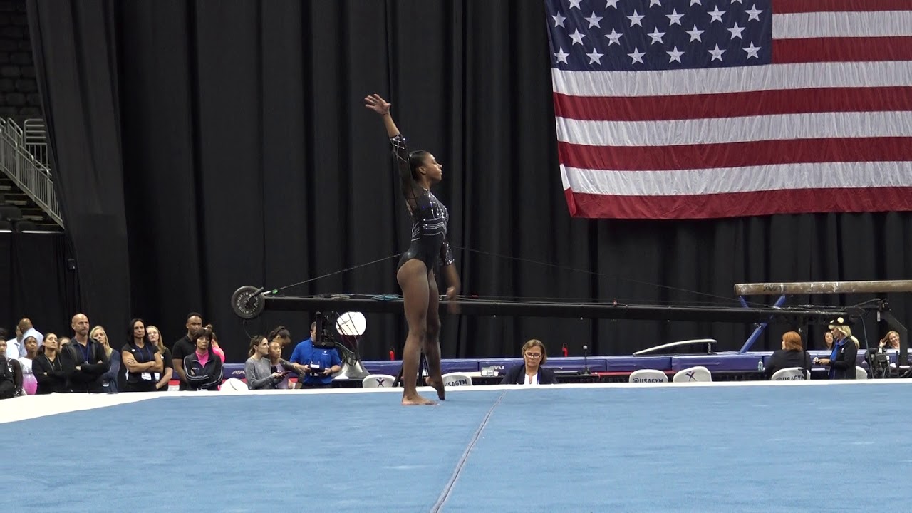 Anya Pilgrim&nbsp;&ndash;&nbsp; Floor Exercise &ndash; 2019 U.S. Gymnastics Championships &ndash; Junior Women Day 1