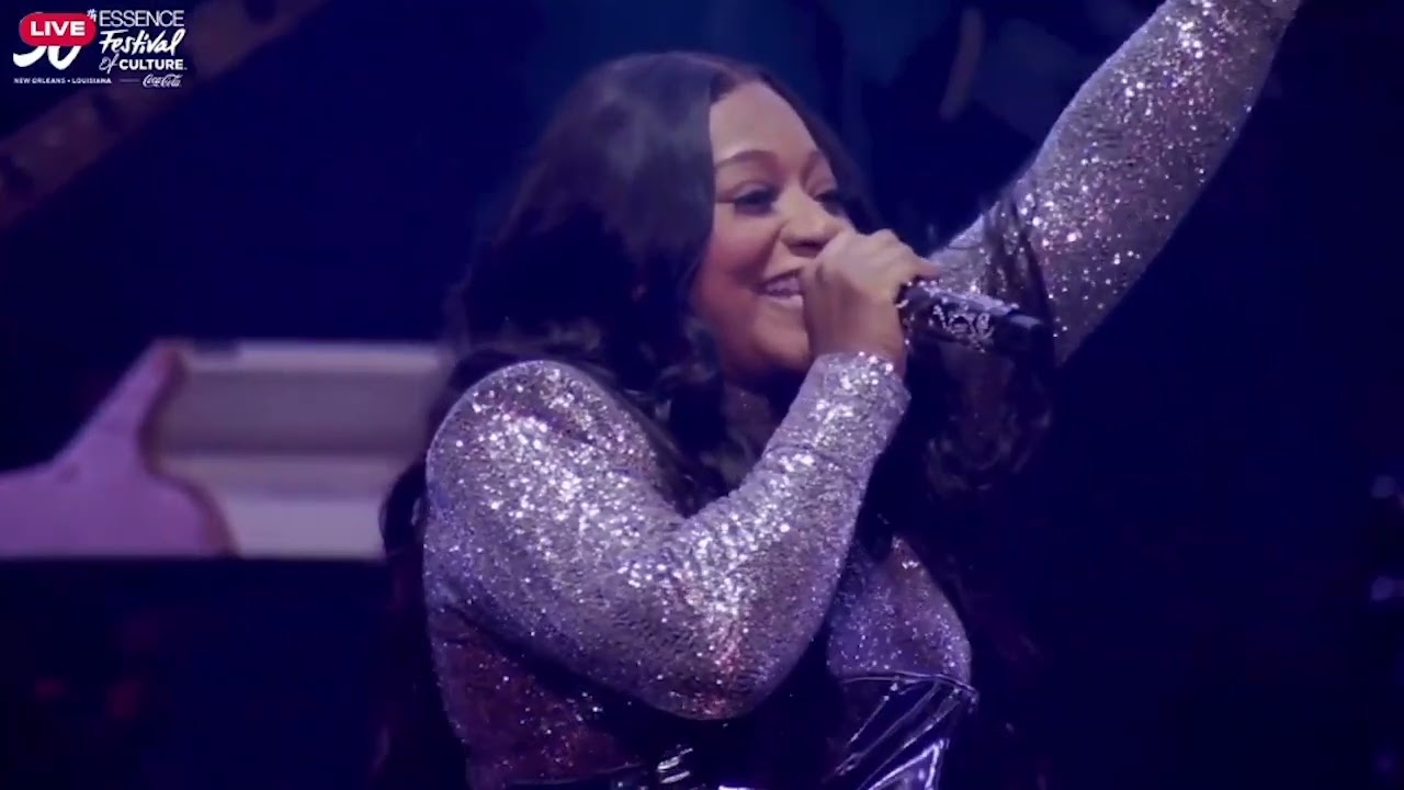 SWV performs at Essence Festival 2024