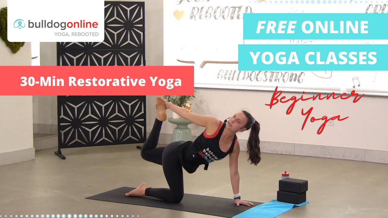 30-Minute Restorative Yoga Flow - FREE Yoga Classes for ALL Levels!