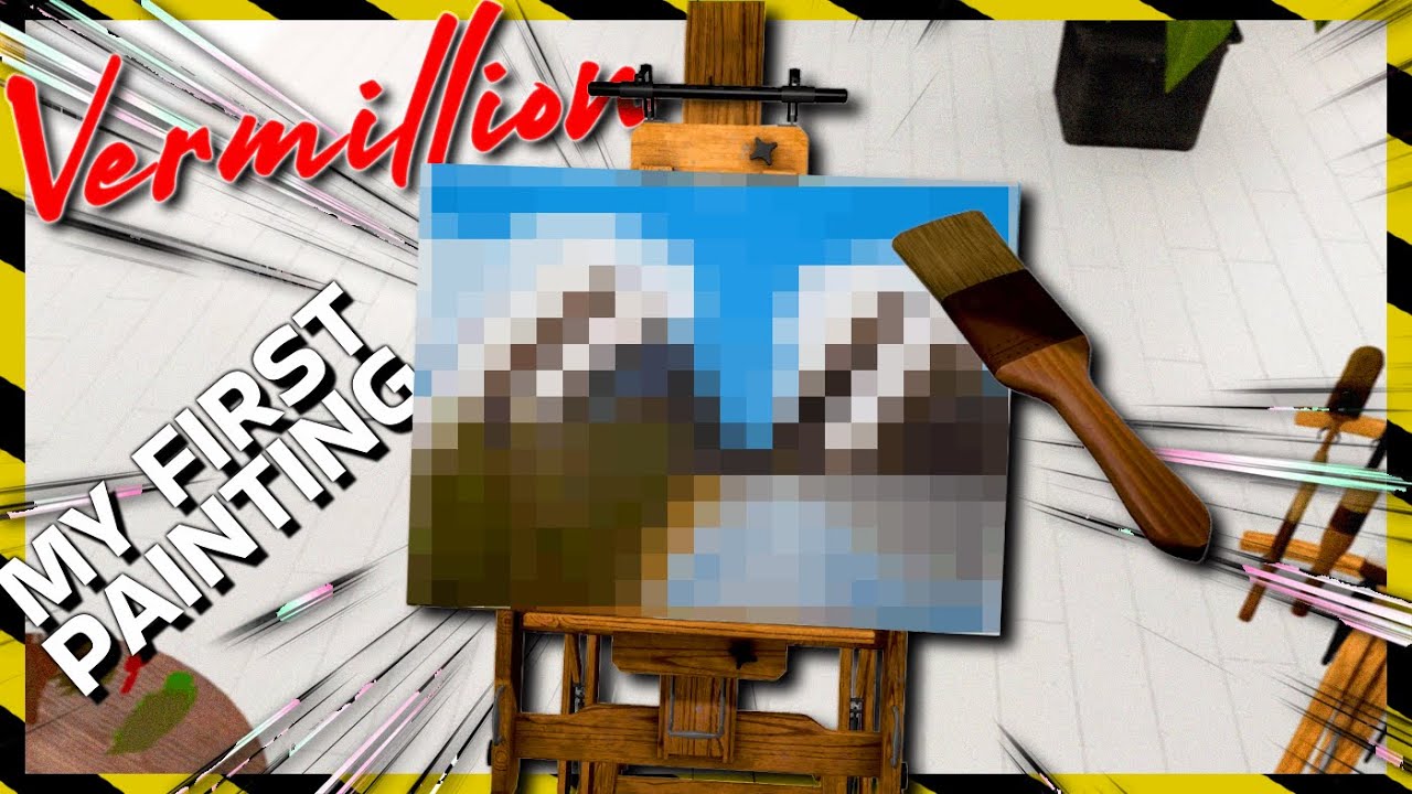 Trying To Paint Like Bob Ross Is Difficult | Vermillion - VR Painting