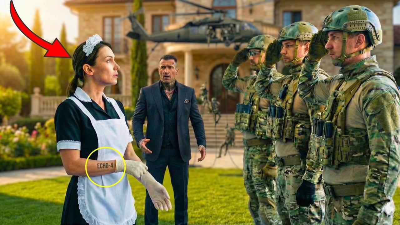 The Mafia Boss Mocked the Quiet New Maid—Then Navy SEALS Arrived and Saluted Her