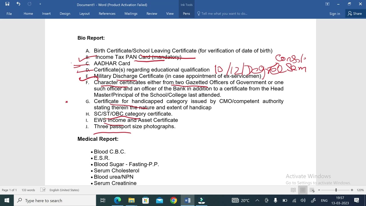 SBI JA Clerk Document Verification Procedure| What are the documents to be prepared #sbiclerk #viral