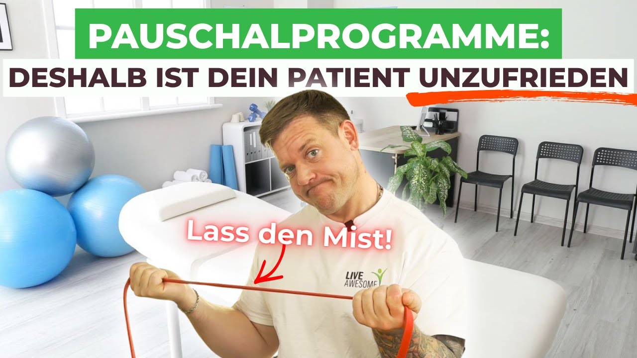 🤨 Bist du als Therapeut nicht spezifisch genug und machst nur 08/15?