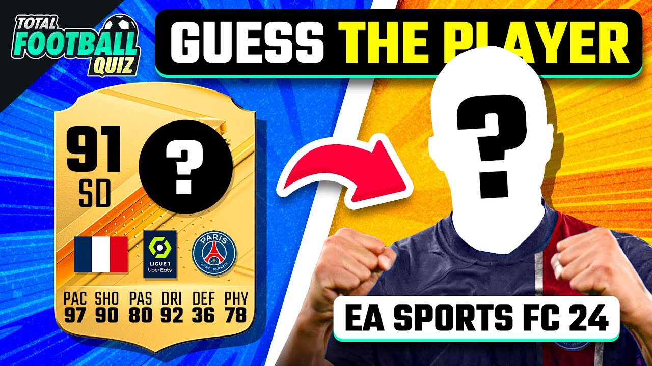 GUESS THE PLAYER BY HIS EA SPORTS FC 24 (FIFA 24) CARD | QUIZ FOOTBALL 2023