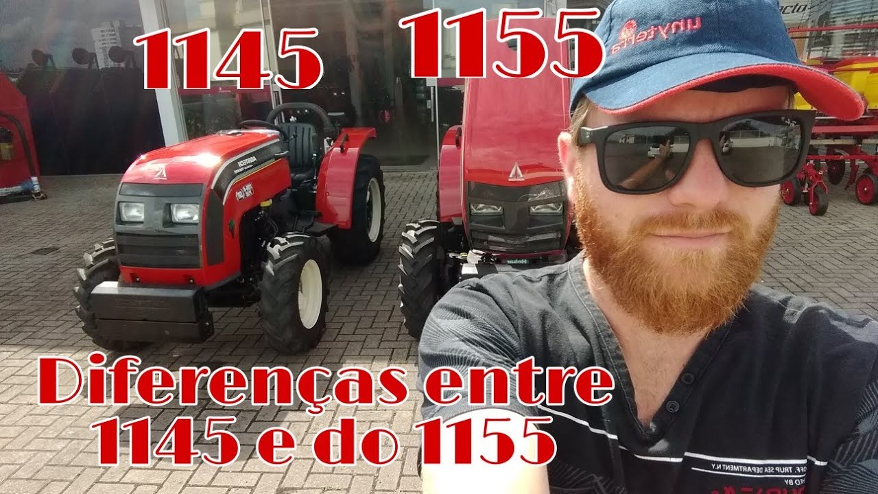 Diferenças entre yanmar 1145 e 1155 em detalhes