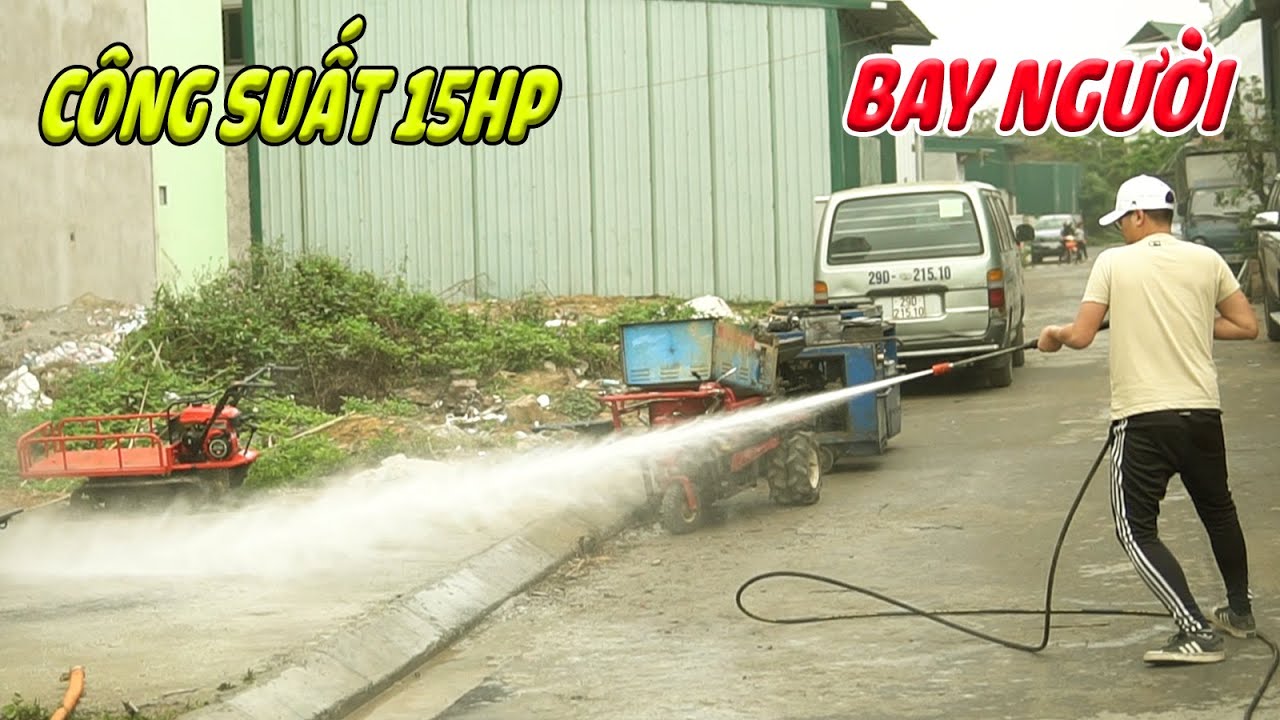 Máy Xịt Áp Lực Khủng Khiếp KHÔNG DÁM RỬA XE Sợ Hỏng | CATPUMPS 1050 Công Suất 15HP