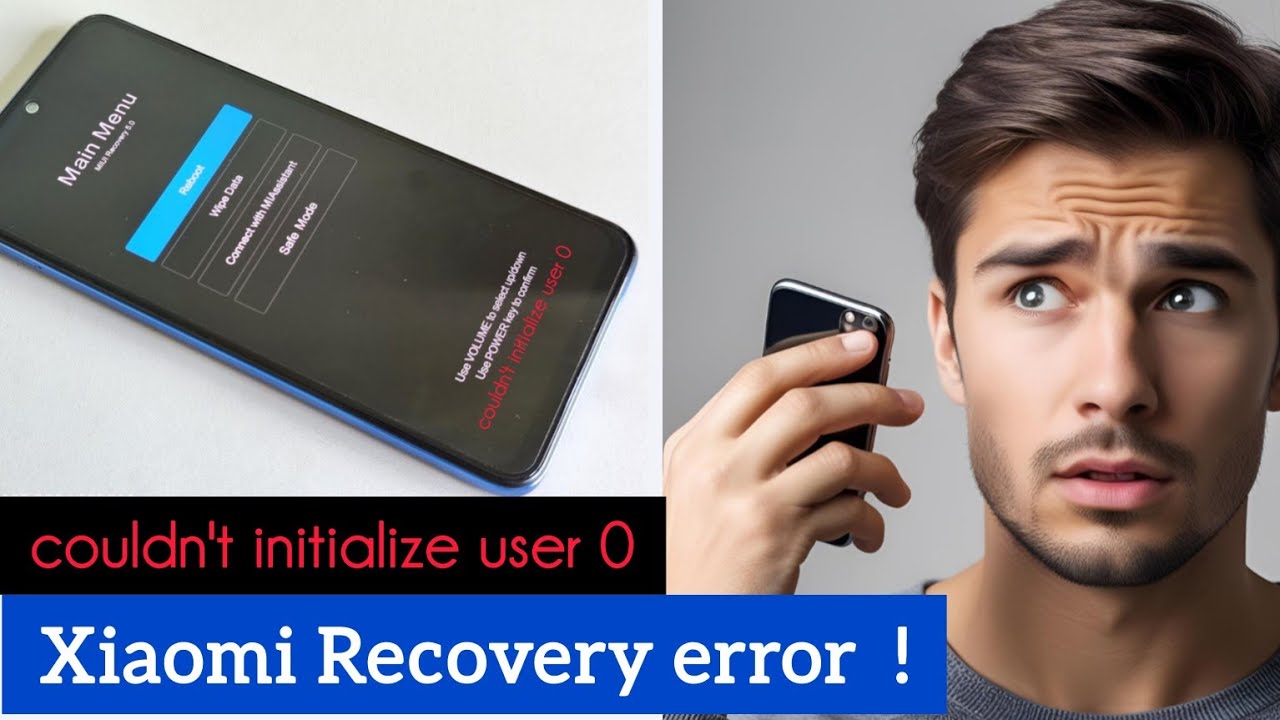 Redmi note 12 4g boot loop and recovery error ***couldn't initialize user 0**** problem solution.