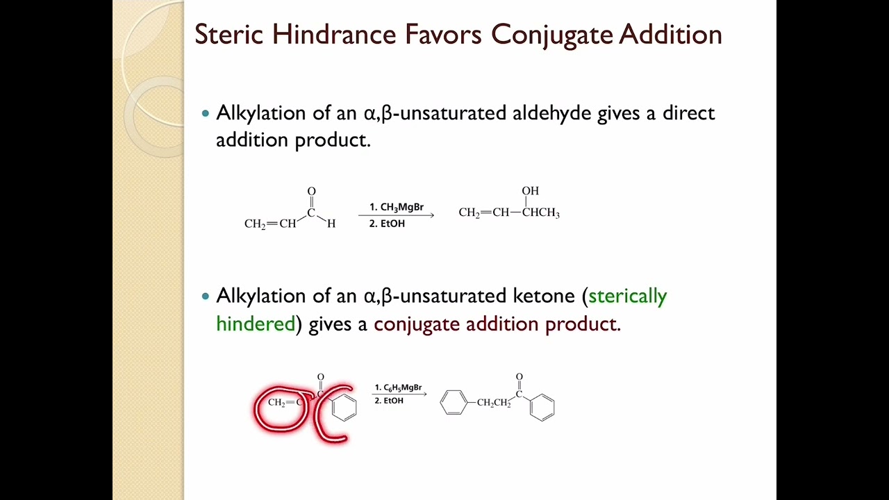 Aldehydes and Ketones Part 17 - Kinetic & Thermodynamic products - nucleophilic addition