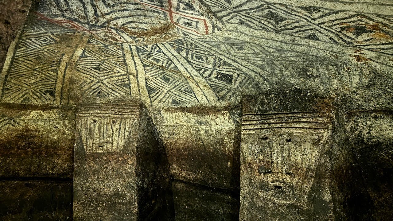 Exploring the Tombs in the Archeological Site of Tierradentro, Colombia