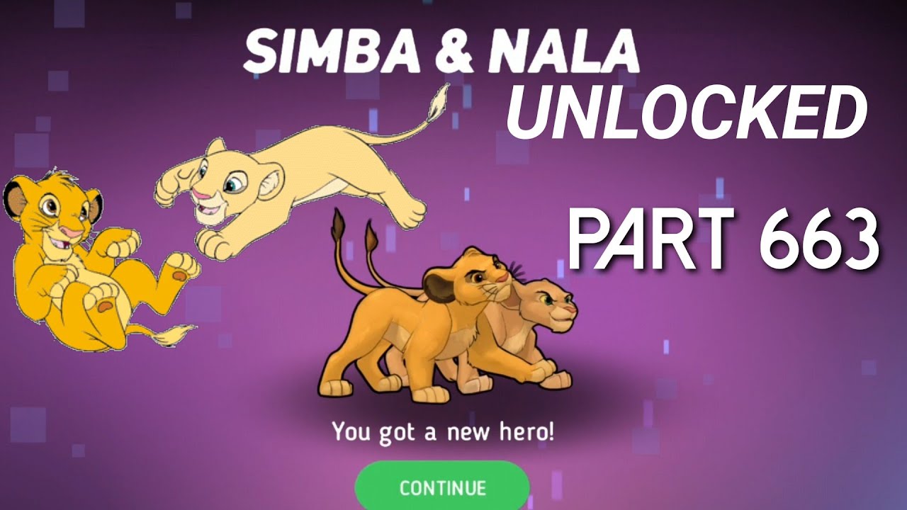 Disney Heroes Battle Mode SIMBA AND NALA UNLOCKED PART 663 Gameplay Walkthrough - iOS / Android